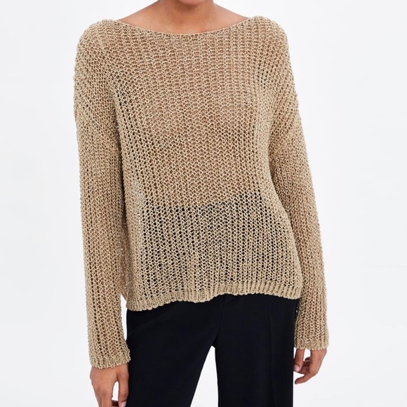 ZARA Openwork Sweater - Picture 2 of 8